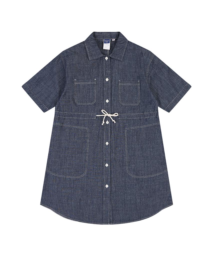 OUTDOOR PRODUCTS W Denim Onepiece (Deep Blue)
