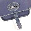 HERMES Buenaventura PM Crossbody bag flap Shoulder Bag Leather/Canvas Navy