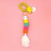 Interactive Cat Toy With Hanging Swing Design Retractable String Bell Feather Indoor Play Mental Stimulation