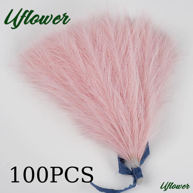 10/30/50/100PCS 42CM Artificial Fluffy Pampas Bohemian Grass Fake Plant Reed Wedding Home Party Decoration