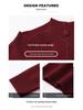 Mom's Winter Cozy Knit Half-High Collar Sweater for Middle-Aged & Elderly Women - Stylish & Warm Base Layer