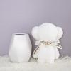 1pcs Coral Velvet Bear Shape Towel Set with Gift Bag Face Towel Baby Shower Home Party Wedding Birthday Gifts for Mother Friend