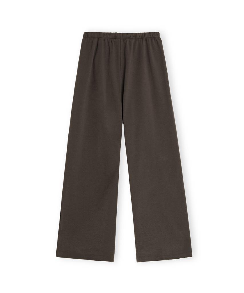 Beulaunyadeubaelleonseu Soft Jersey Relaxed Pants, Brown