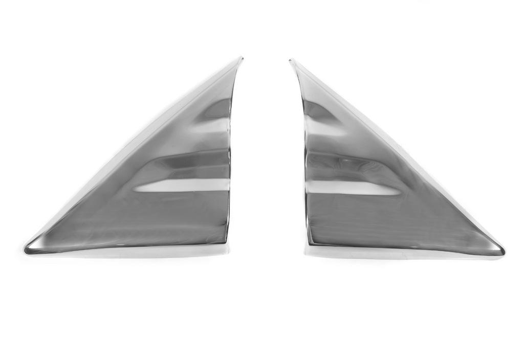 

Накладка у зеркал Carmos (2 шт., нерж) для Ford Transit 2014-2024 гг