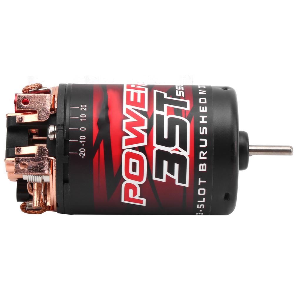 3‑Slot 550 Brushed Motor 35T RC Motor Replacement for 1 10 1 12 Remoted Control Car