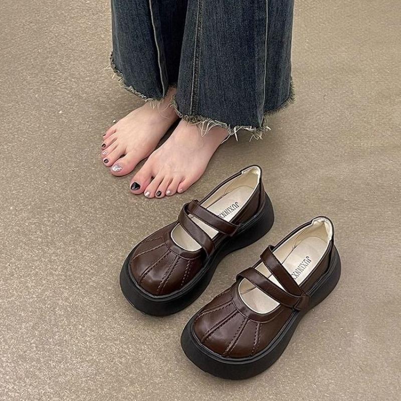 Fashion Round Toe Platform Ladies Pumps Spring and Autumn Fashion High Quality Chic Point Popular Women's Mary Jane Shoes On Promotion