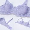 Big C D E Women Lace Bra Transparent Ultrathin Bralette Plus Size Underwear Lace Brassiere