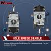 WOOSTAR PHBG 19mm BS Racing Carburetor with Fuel Line with Seals Replacement for 2 Stroke 50cc 70cc 80cc 90cc 100cc Motor Motorcycle