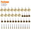 45Pcs Premium 50mm Brass Wire Brush Mix Set 3 Different Shapes Wheel/Cup/Pen For Rotary Tool Die Grinder