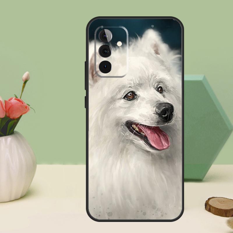 Japanese Spitz Dog For Samsung Galaxy A16 A55 A35 A15 A32 A12 A22 A52 A54 A34 A14 A56 A36 A26 A13 A53 A06 Case