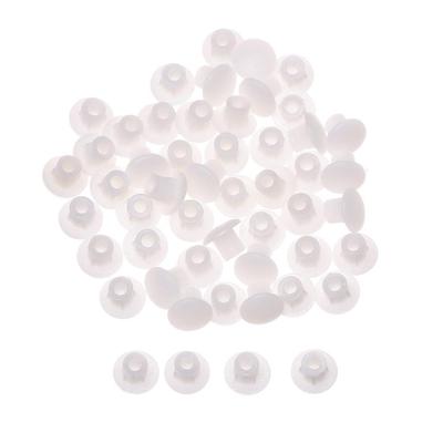 50 Piezas Útiles Tapón para Agujero de Taladro Adorno para Agujero Cubiertas para Agujeros de Muebles Exteriores Decoración de Tornillo Tapón Antipolvo Tapa Protectora