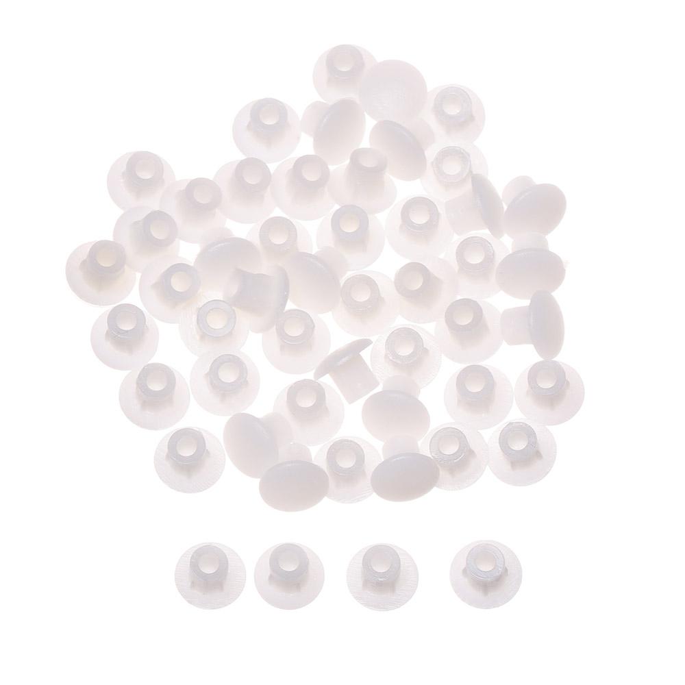 50Pcs Practical Hardware Hole Ornament Exterior Furniture Hole Covers Dust Plug Stopper Protective Cap Screw Decor