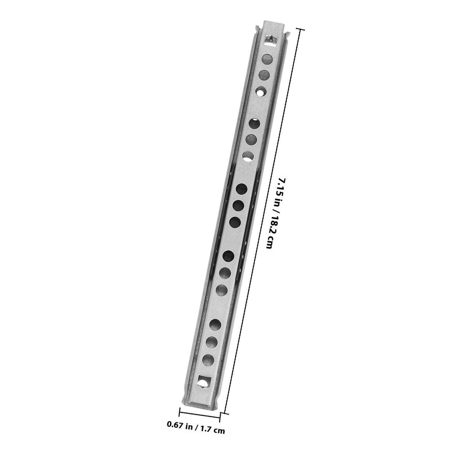 

2Pcs Steel Ball Bearing Drawer Slides Compact Narrow Dual-Direction Full Extension Smooth Quiet for Kitchen Trash Can Undermount