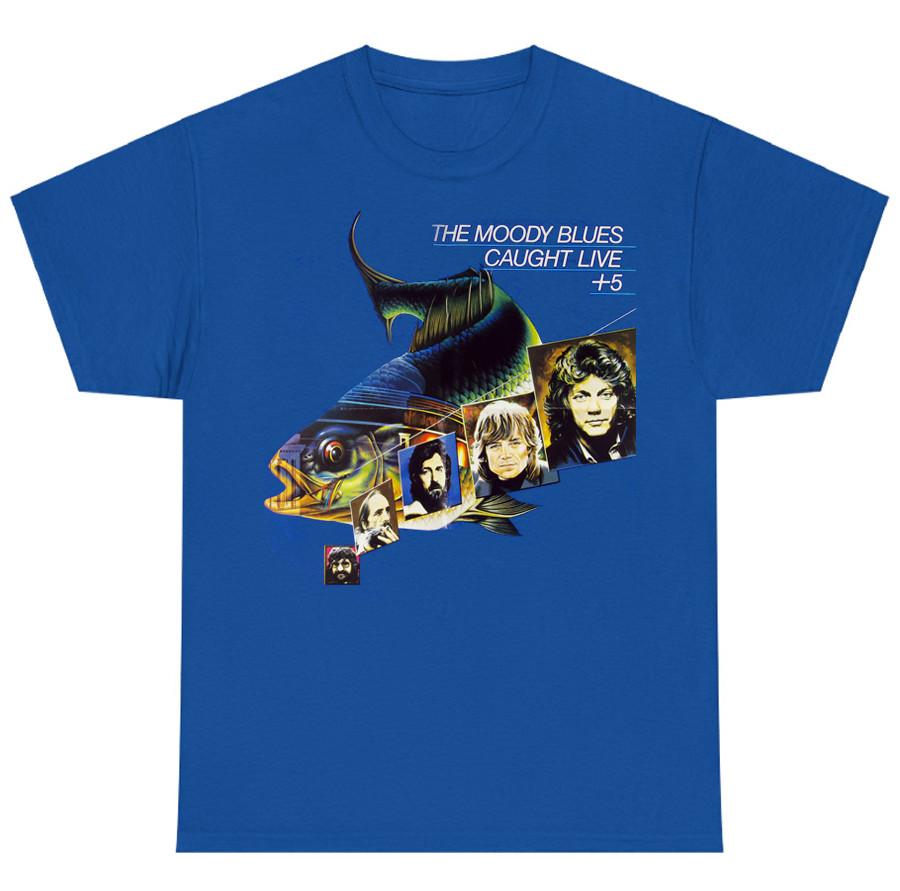 The Moody Blues Poster Caught Live Blue Unisex Gift family D1154 Unisex T-Shirt M
