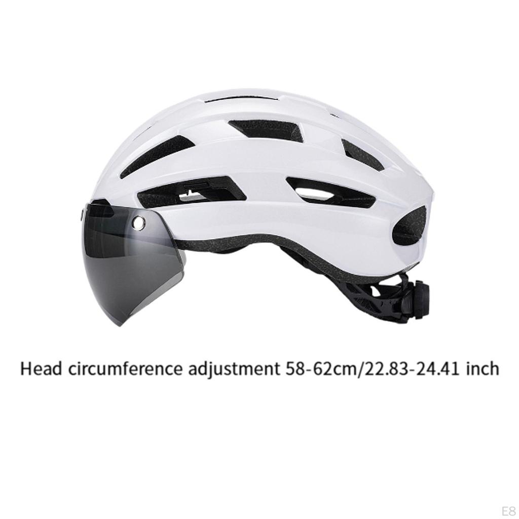 Bike Helmet Bicycle Accessories Detachable Padded Hat with Visor for Road Women Outdoor