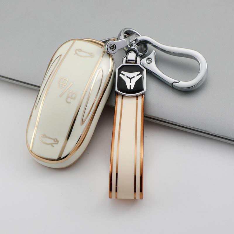 Suitable for Tesla Tesla Model 3 Key Cover Imported Model Y X Smart S Key Protection Buckle