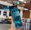 500ml Large Capacity Plastic Water Bottle Leak-proof Anti-fall Drinkware Portable Outdoor Sports Water Bottle for Kid Gym Travel