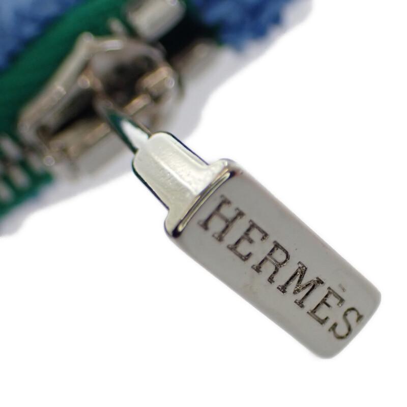 HERMES  H103759M02  Pouch Blue Cotton Women