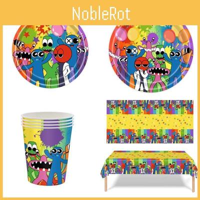 Celebrate With Rainbow Friends Theme Party Supplies For Boys And Girls