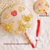 Xiuhe Bridal Fan with Bouquet: Traditional Chinese Wedding Accessory