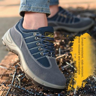 Arbeitsschuhe Herren Low-Top Arbeitsschuhe, bruchsicher, durchtrittsicher und atmungsaktiv Sicherheitsschuhe