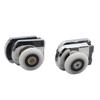 DIY Replacement Shower Rollers Zinc Alloy Single Wheel Pulleys Sliding Glass Door Accessories for Bathroom
