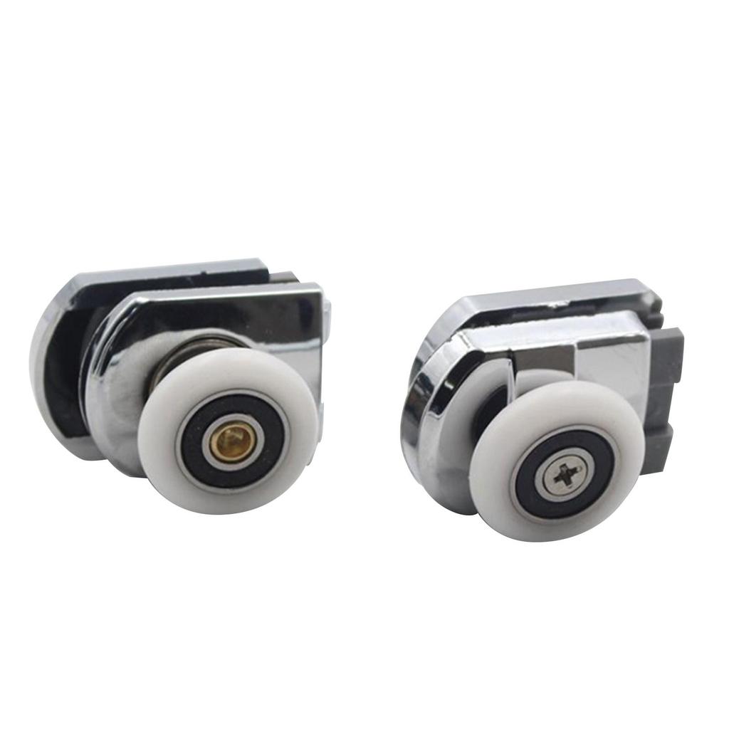 DIY Replacement Shower Rollers Zinc Alloy Single Wheel Pulleys Sliding Glass Door Accessories for Bathroom