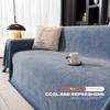 Home Pure Color Herringbone Pattern Chenille Sofa Towel Full Cover Sofa Cover Anti-cat Scratching Sofa Blanket