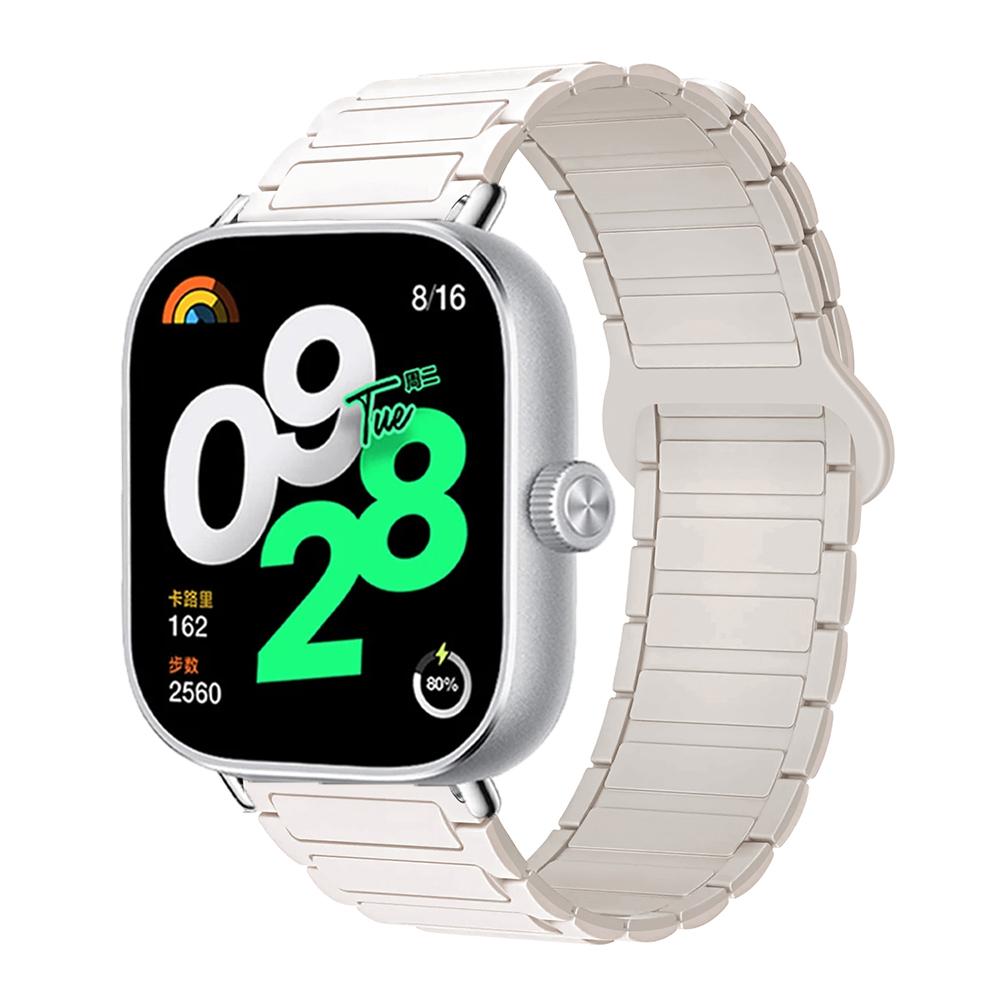 Magnetický náramek pro řemínek Redmi Watch 4 Silikonové pásky pro Xiaomi Mi Band 8 9 pro Řemínek k hodinkám Vyměnitelné příslušenství Correa