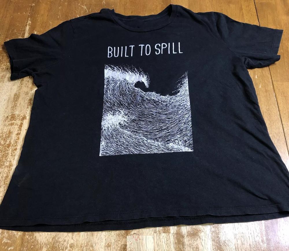 Vtg Built To Spill Band Wave Band Cotton Black Full Size Unisex Shirt CM019 Unisex T-Shirt S