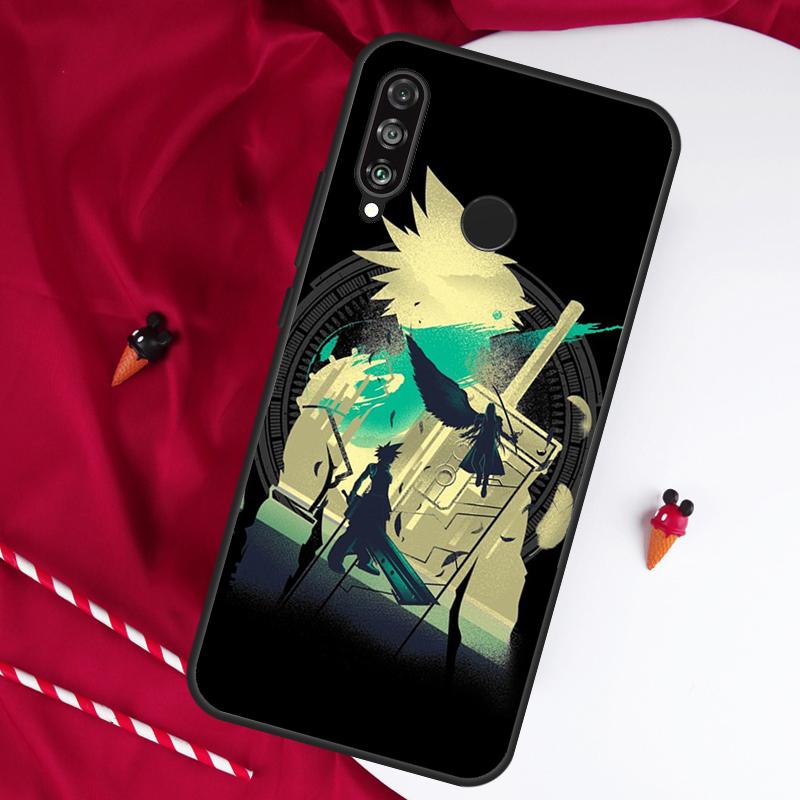 FINAL FANTASY Cloud Strife For Huawei Nova Y61 Y91 Y73 Y72 Y90 Y70 Y60 12s 12i 11i 8i 9 10 SE P60 P30 Pro P40 Lite Case