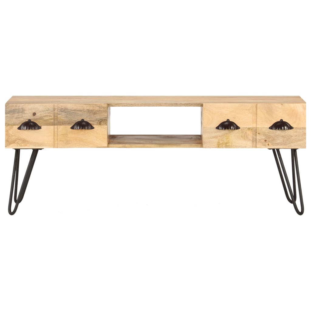 vidaXL TV-Schrank 120x35x45 Cm Mango Massivholz