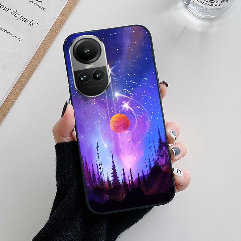For OPPO Reno 10 5G Case CPH2531 Fashion Soft Silicone Back Cases for OPPO Reno10 Pro Plus CPH2521 Phone Cover etui Fundas Cute
