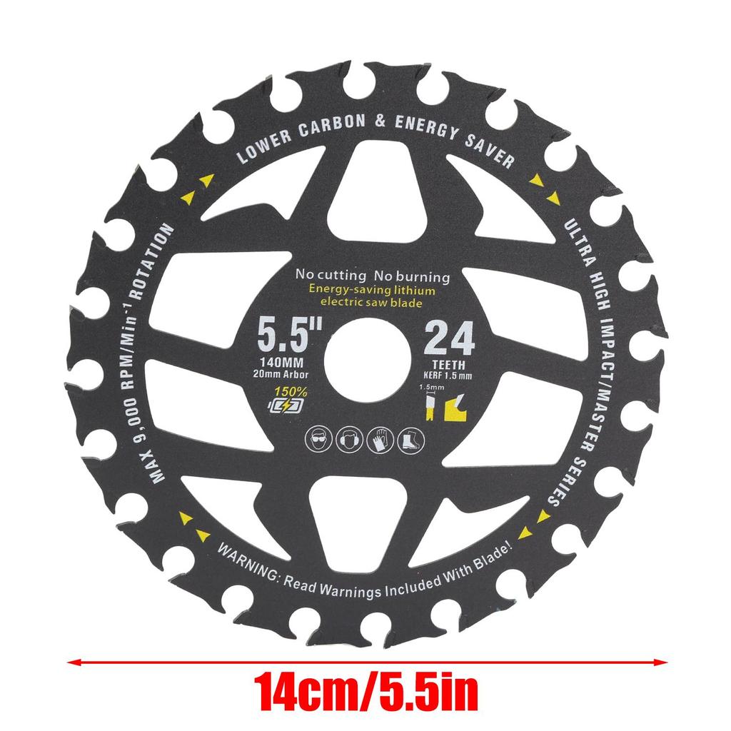 4/5/5.5inch Efficient Energy Saving Lithium Electric Saw Blades for Woodworking Electric Circular Saw Cutting Alloy Gear Blade