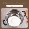 Zhenggang 30CM Double Layer Stainless Steel Multi-Function Steamer Pot