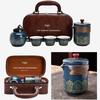 Nordic Style Portable Ceramic Travel Tea Set