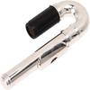 Silver Color Curved Head Joint Metal Woodwind Instrument Accessories Music Practice