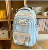 The Schoolbag Is High-value, Cute and Fresh, and the Schoolbag Is Casual, Simple, Lightweight, Versatile and Large-capacity.