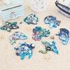 Silicone Keychain Molds Marine Animals Shaped DIY Handmade Accessories for Child