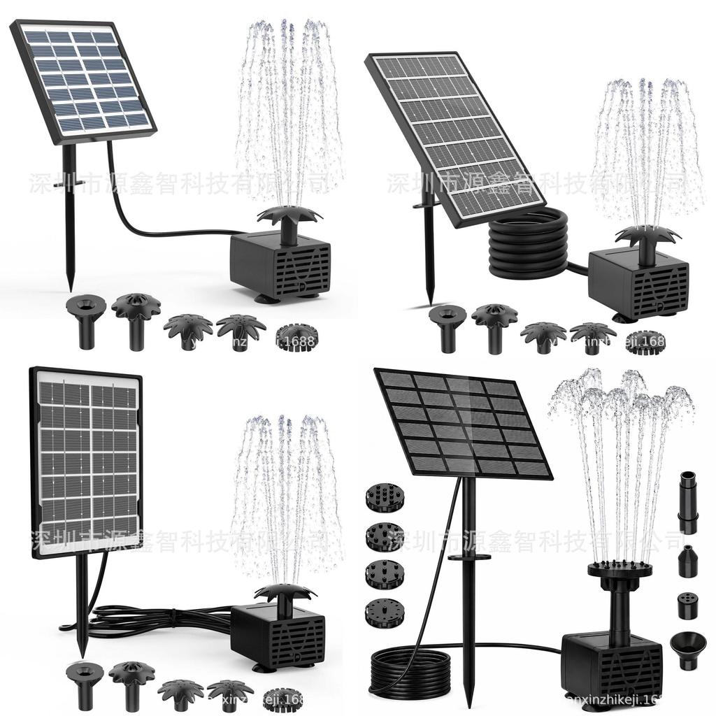 Garden Fountain With Solar Power For Outdoor Decor And Water Features