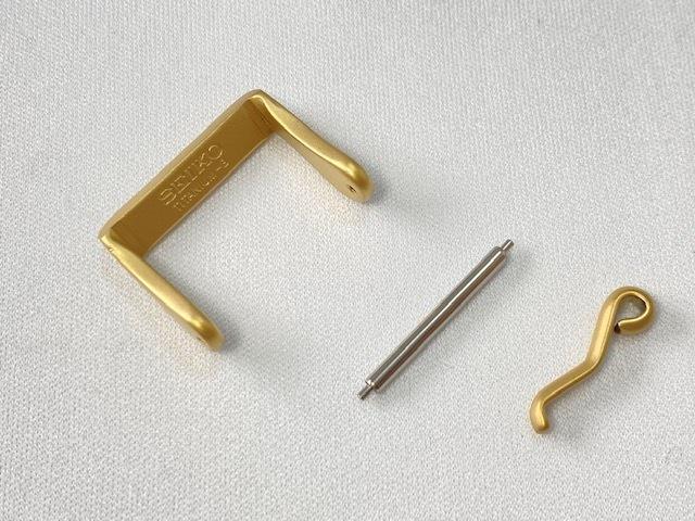 AA08WTE04B SEIKO Prospex Buckle 20mm Gold for Via SBBN040/ 7C46-0AL0 (Ships Nekoposu)