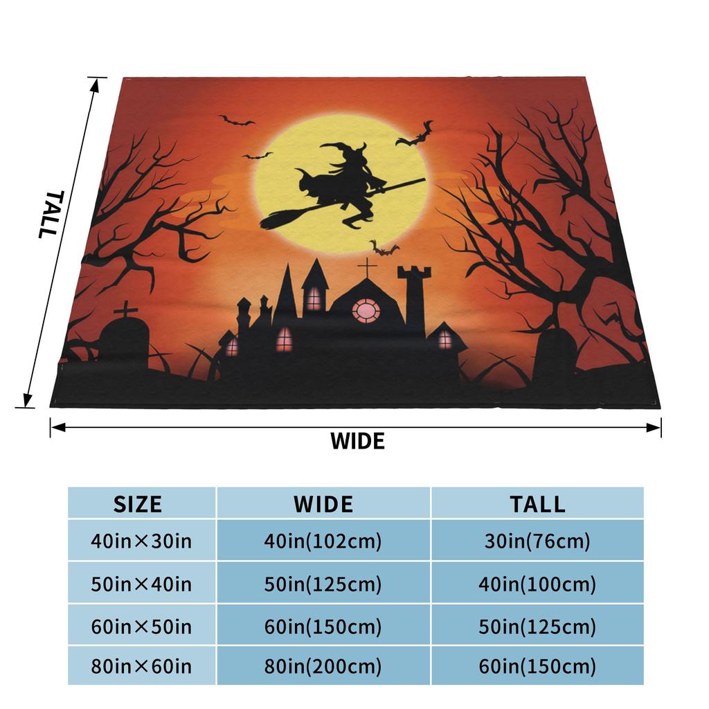 Pink Cute Ghosts Flannel Blankets Halloween Funny Throw Blankets for Home Hotel Sofa 150*125cm Rug Piece