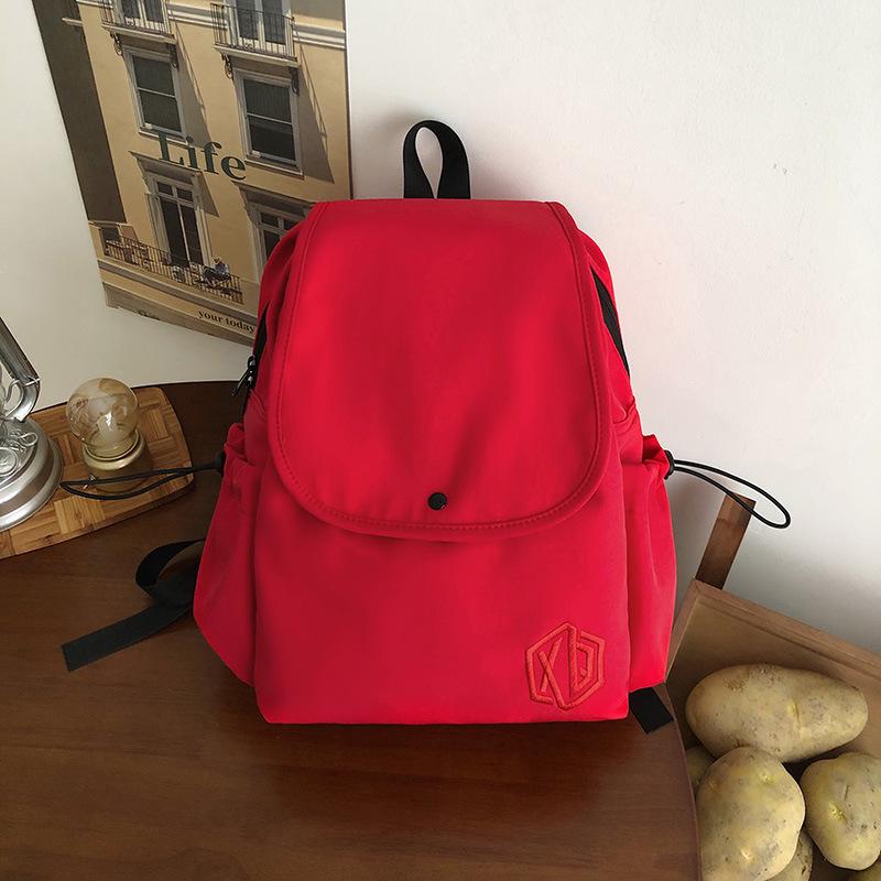 2025 Minimalist Lightweight Backpack: Versatile Flap Shoulder Bag for Outdoor Travel, Unisex Casual Style