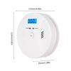 2 in 1 CO and Smoke Alarm Carbon Monoxide Detectors Smoke Detector Smoke Combination CO Alarm Fire CO for Alarm for Home and Kitchen LED Screen Carbo