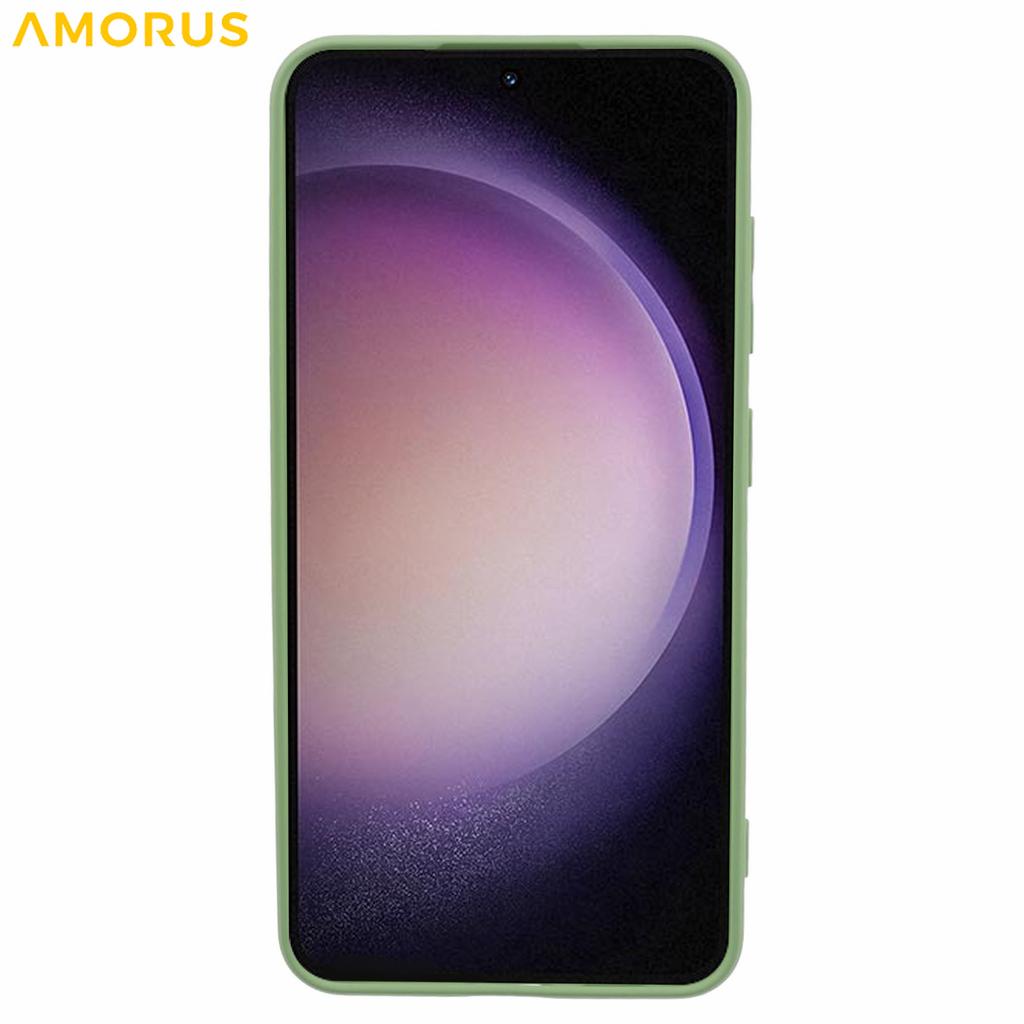 For Samsung Galaxy S24+ Case Precise Cutouts TPU Fiber Lining Shockproof Phone Cover