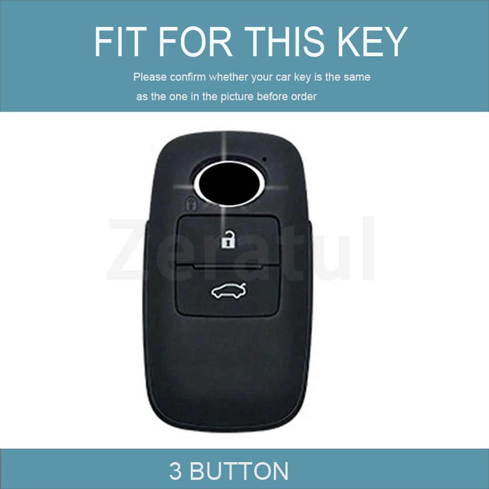 Shell Holder Protector For Toyota Yaris Ativ Raize Veloz Avanza Rush Perodua Daihatsu 3Buttons Tpu Remote Car Key Fob Cover Case
