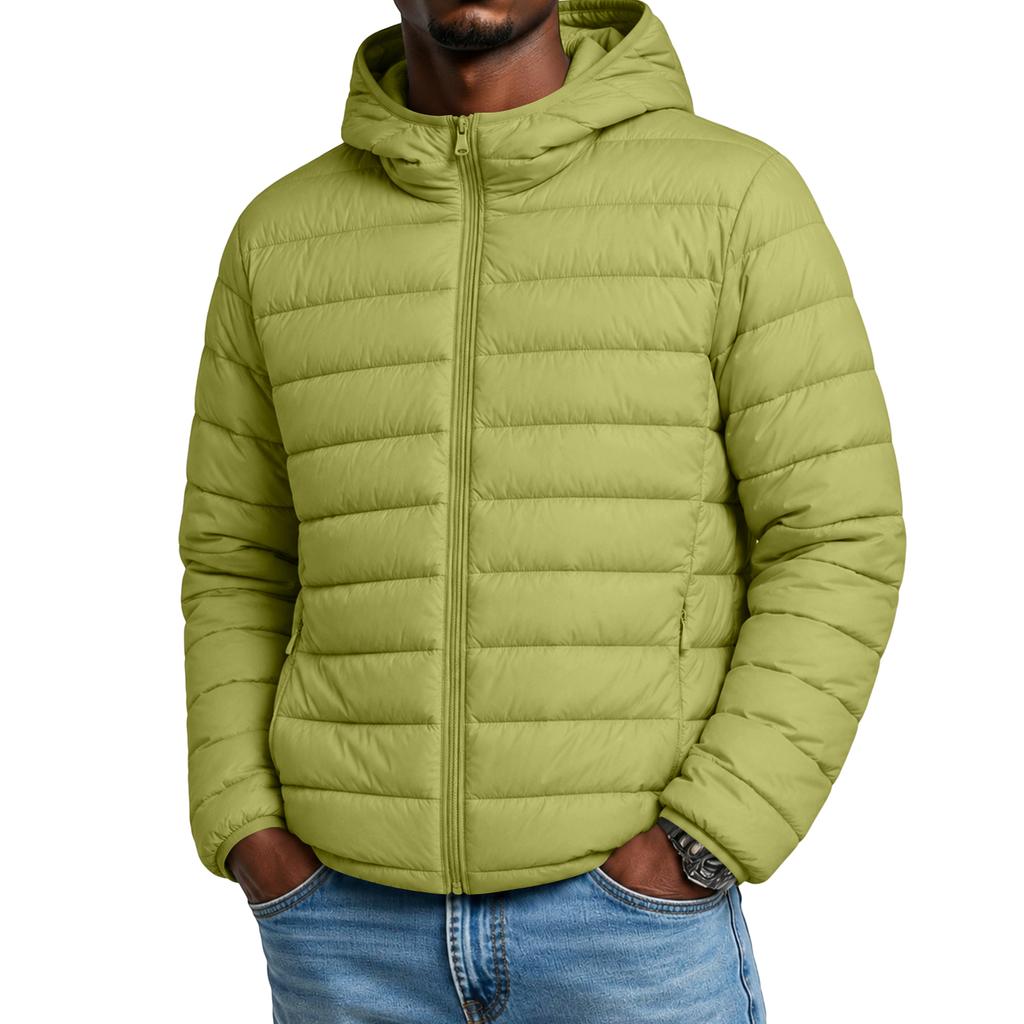 Unisex Lightweight Quilted Hooded Down Jacket for Men and Women - Down Coat for Fall and Winter