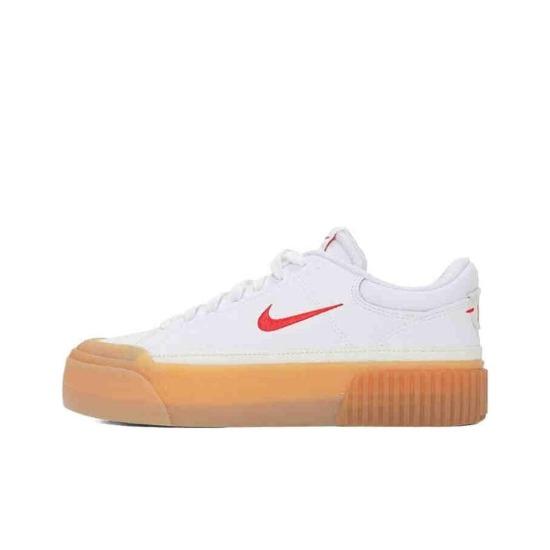 Nike Wmns Court Legacy Lift  White University Red Gum  FV5526-103 EU 35.5 жёлтый/белый