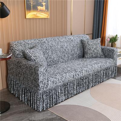 Housse de canapé universelle, style jupe, simple et moderne, quatre saisons, élastique, antidérapante