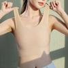 Seamless Invisible Foundation Vest Bra Wire-free Thin Breathable Plus Size Underwear for Women